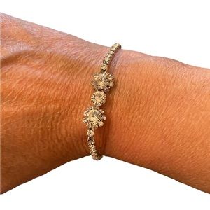 Rhinestone Adjustable Length Bracelet